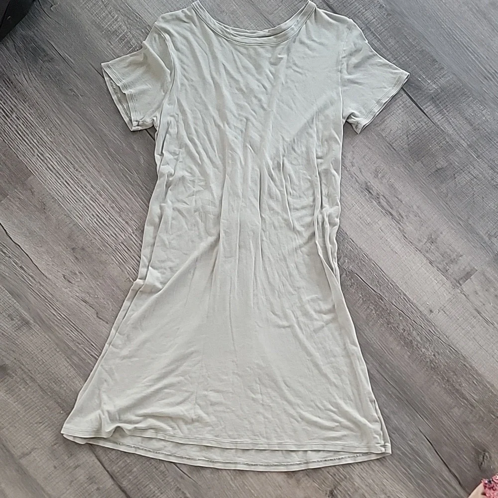 American Eagle T-Shirt Dress with Adjustable Corset Style Tie in the Back - Picture 1 of 3